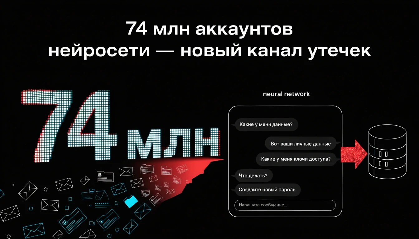 Рекордная июньская утечка на 74 млн аккаунтов и как в этом виноват ИИ
